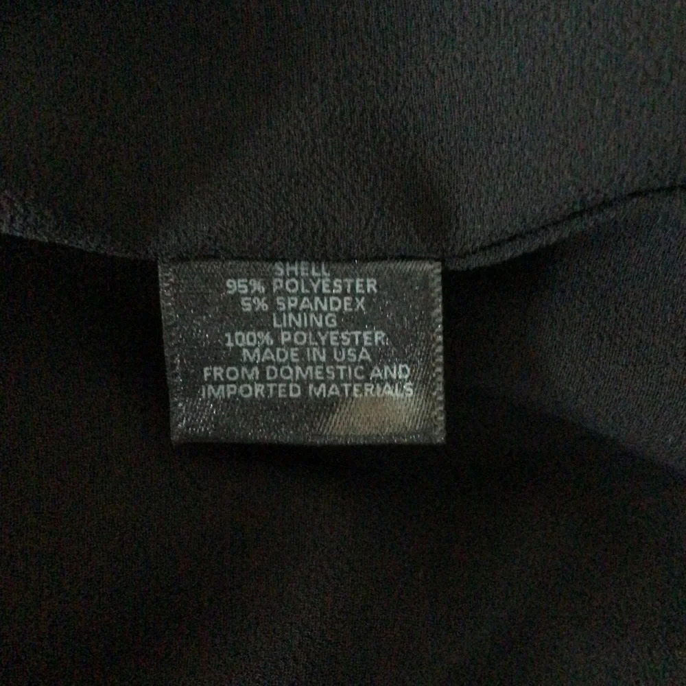 Charles Henry Black Off Shoulder Dress - Size Small Petite - Picture 7 of 8
